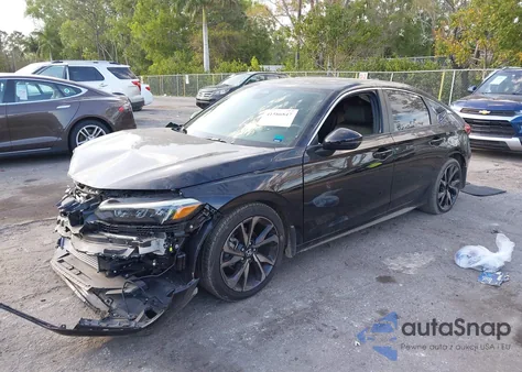 2024 Honda Civic Sport Touring z USA, uszkodzony, nr VIN 19XFL1H88RE023550